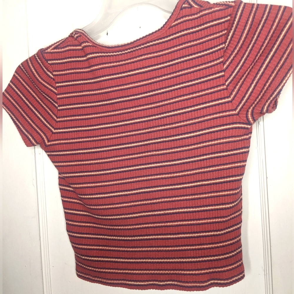 Dickies Women's Striped Crop Top - Picture 3 of 7